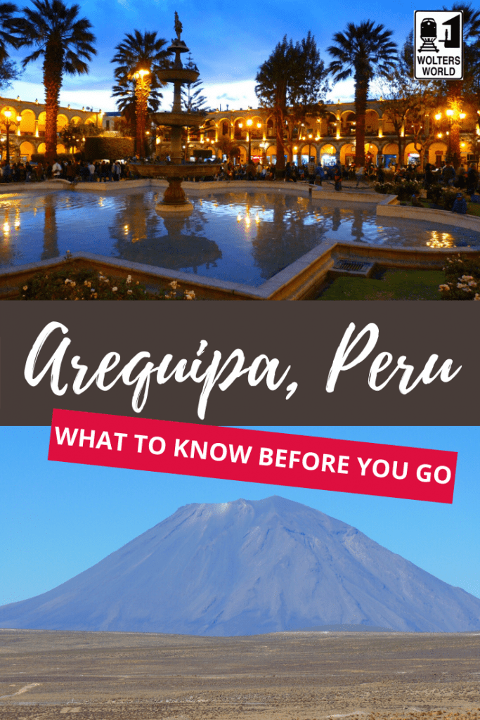 arequpia, peru tourism