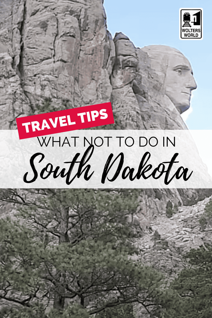 Don'ts of South Dakota