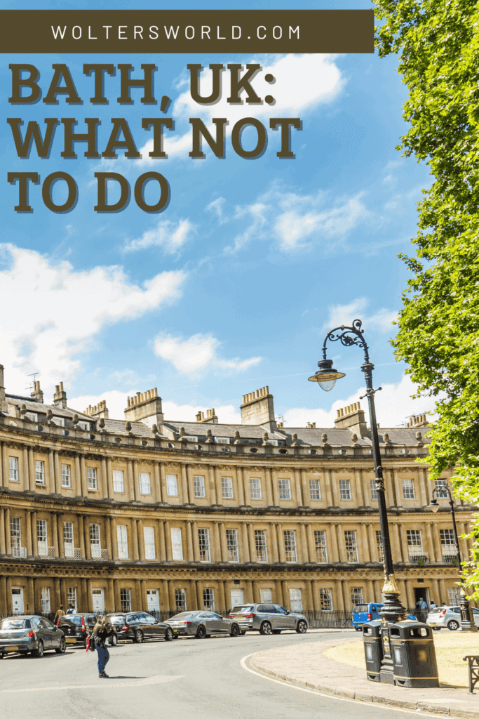 do's and don'ts of bath england
